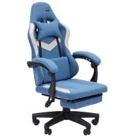 Игровое компьютерное кресло Chairman CH26 (ткань голубая/бежевая)