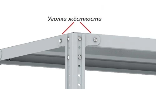 Стеллаж металлический Титан МС-750 2500x700x300/5